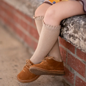 Little Stocking Co  | Knee High Lace Top Knit Socks 6 Pack ~ Basics & Neutrals Clothing Little Stocking Co   