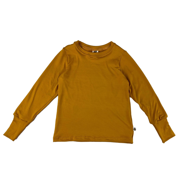 Bumblito Long Sleeve T-shirt ~ Honey Mustard Clothing Bumblito   