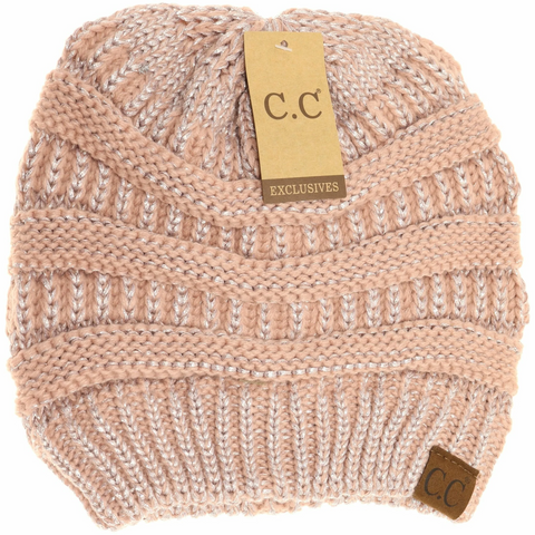 CC Beanie | Adult Solid Metalic ~ Indie Pink Clothing CC Beanie   