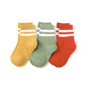 Little Stocking Co  | Midi Socks 3 Pack ~ Garden Striped Clothing Little Stocking Co   