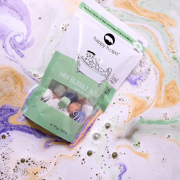 Happy Hippo Bath Co | Mini Bubble Bombs ~ Monster Mash