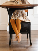 Little Stocking Co  | Cable Knit Tights ~ Mustard Clothing Little Stocking Co   