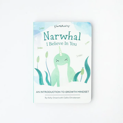 Slumberkins | Seal Mini + Narwhal I Believe in You Book Toys Slumberkins   