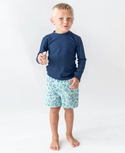 RuggedButts | Long Sleeve Rash Guard ~ Navy Clothing RuggedButts 3-6m  