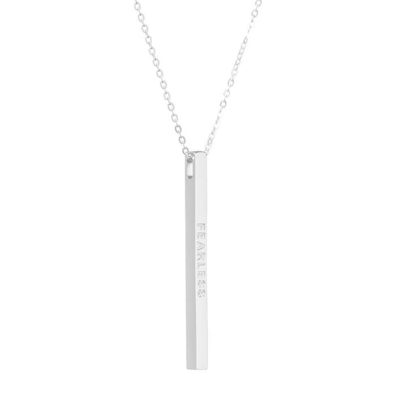 MantraBand Necklace | Fearless Jewelry MantraBand Silver  