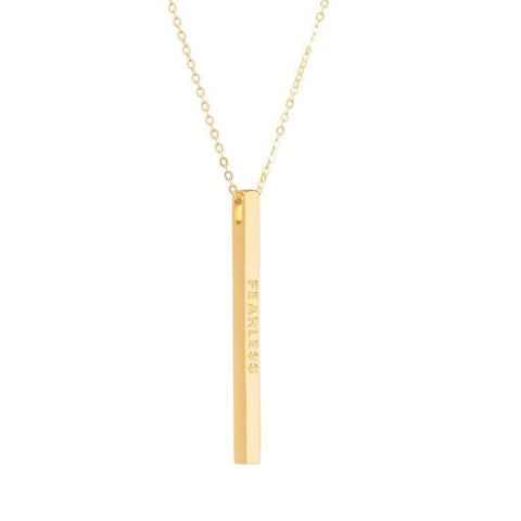 MantraBand Necklace | Fearless Jewelry MantraBand Gold  