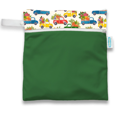 Thirsties Off to Market ~ WetDry Bag ClothDiapers Thirsties   