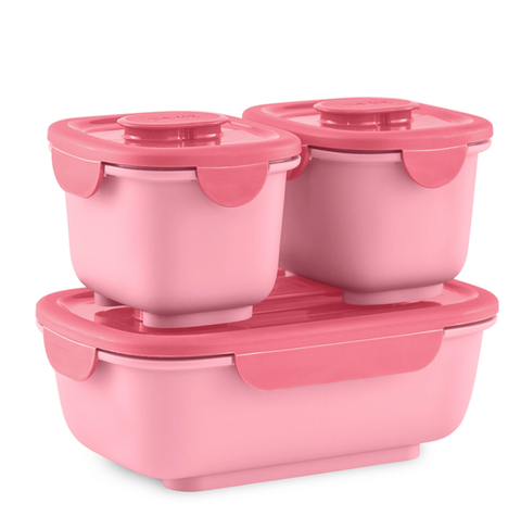 OmieGo Bento BentoBox OmieBox by OmieLife Pink/Rose  