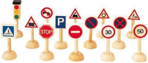 PlanToys | Plan City Set Of Traffic Signs & Lights Toys PlanToys   