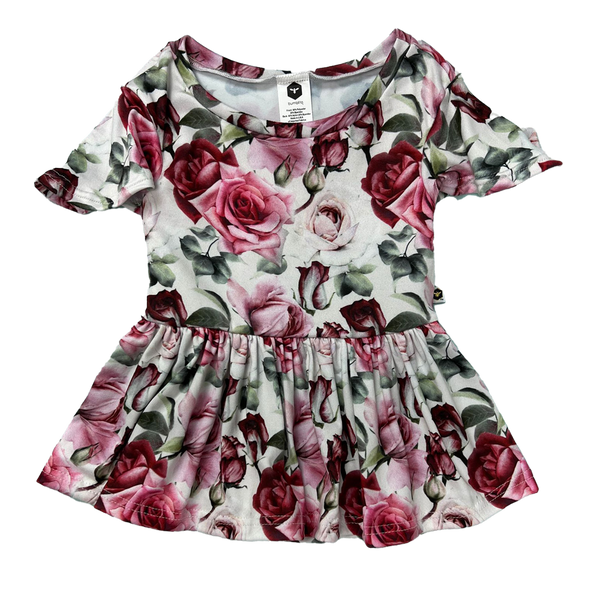 Bumblito Peplum Top w/ Flutter Sleeve ~ Moira Clothing Bumblito   