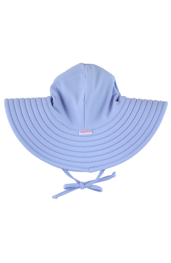 RuffleButts Periwinkle Blue Swim Hat Clothing RuffleButts   