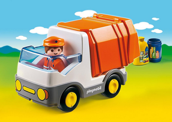 playmobil 1.2.3 Recycling Truck Toys playmobil   