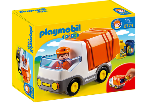 playmobil 1.2.3 Recycling Truck Toys playmobil   