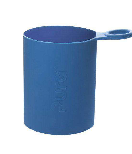 Pura | Sport Silicone Sleeves Feeding Pura Steel Blue  