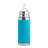 Pura Kiki 9oz Insulated Baby Bottle with Sleeve Feeding Pura Aqua  