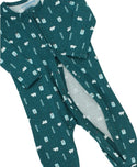 RuggedButts ~ Polar Frost Snuggly Fotted Pajamas Clothing RuggedButts   
