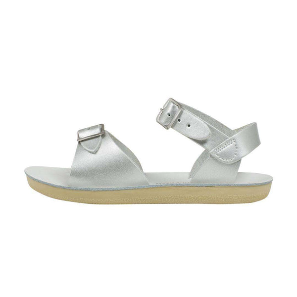 Sun-San Surfer Sandal | Silver (children's) Shoes Salt Water Sandals by Hoy Shoes   