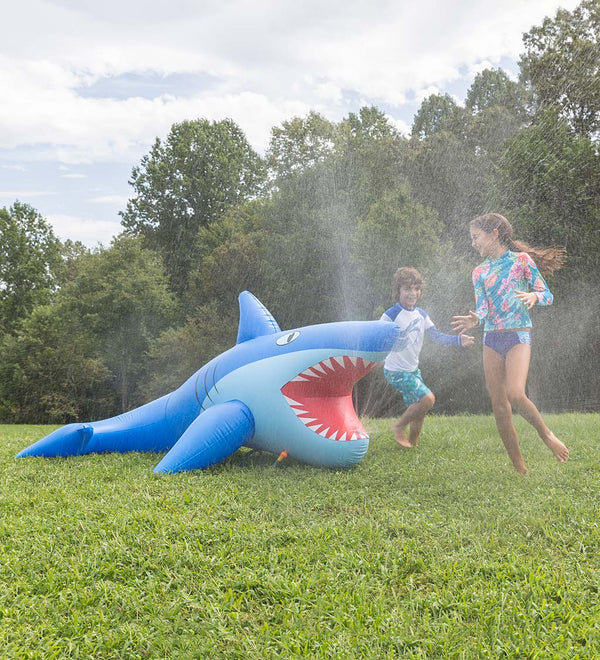 Hearth Song | Giant Inflatable Mister Shark Sprinkler Toys Hearth Song   