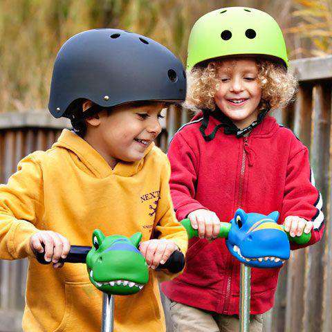 Micro Scooter Scootaheadz | Green Dino Danny Toys Micro Scooters   