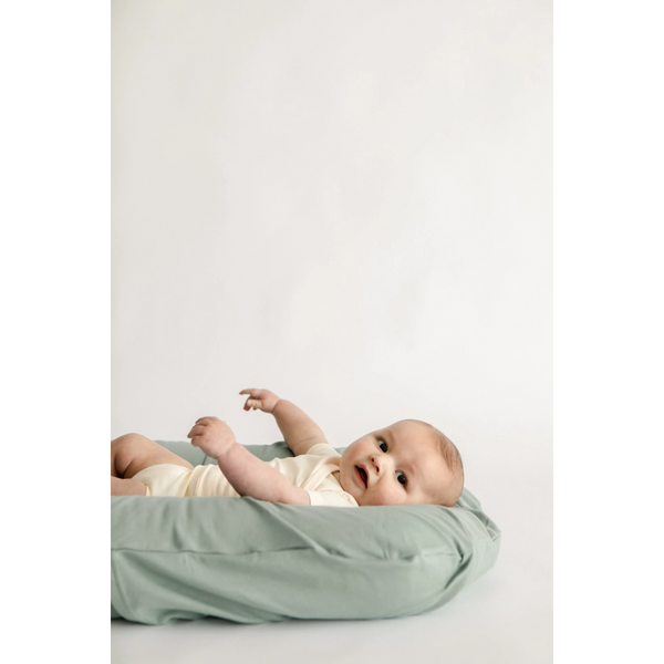 Snuggle Me® Infant Lounger Cover - Slate CoSleeper Snuggle Me   