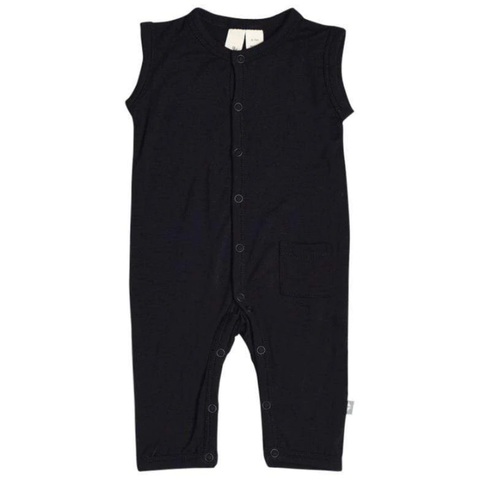Kyte Baby - Snap Sleeveless Romper - Midnight Clothing Kyte Baby Clothing   