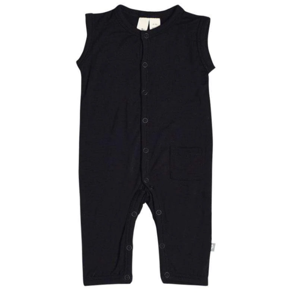Kyte Baby - Snap Sleeveless Romper - Midnight Clothing Kyte Baby Clothing   