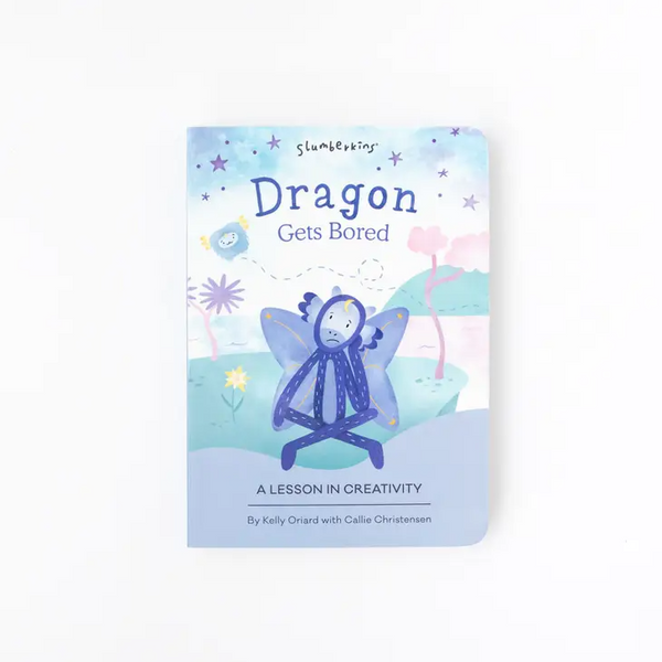 Slumberkins | Powder Floof Mini + Dragon Lesson Book- Creativity Toys Slumberkins   