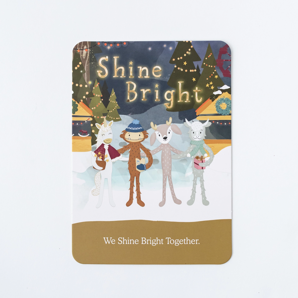 Slumberkins | Shine Bright Yak Kin + Shine Bright Affirmation Card Toys Slumberkins   