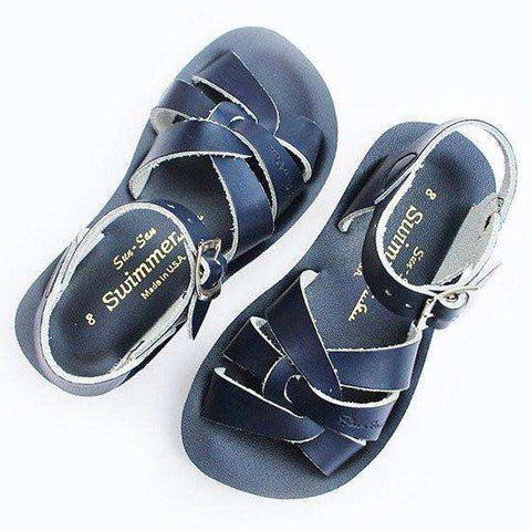 Sun-San Swimmer Sandal | Navy (children's) Shoes Salt Water Sandals by Hoy Shoes   