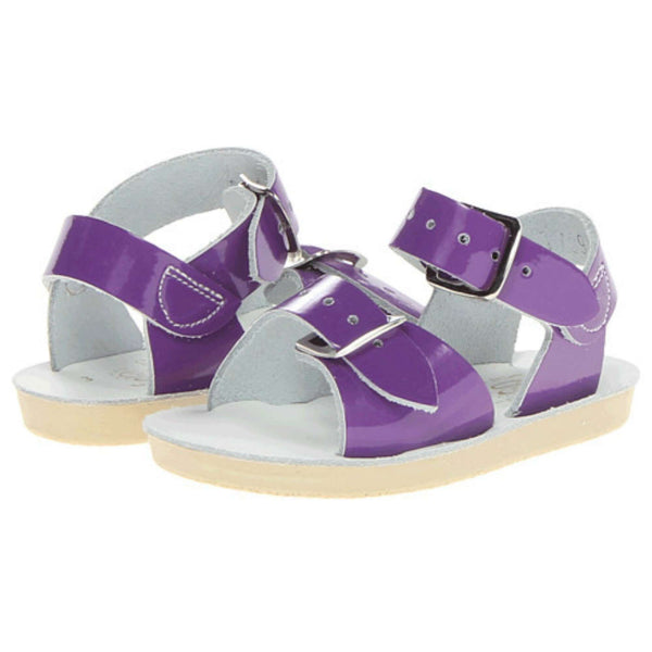 Sun-San Surfer Sandal | Purple (children's) Shoes Salt Water Sandals by Hoy Shoes   