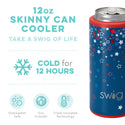 Swig Life - Star Burst Skinny Can Cooler (12oz) ReuseableBottles Swig Life   