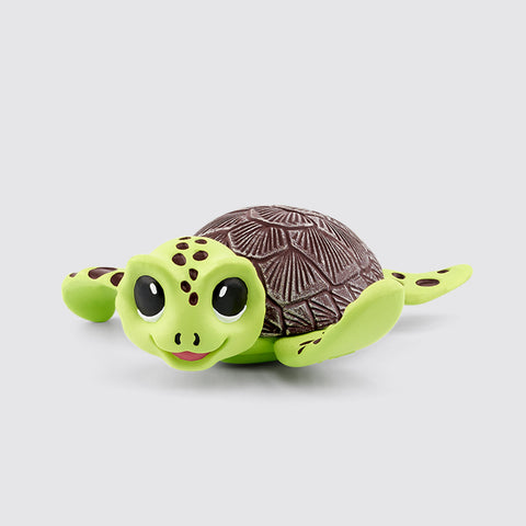 Tonie character. Green Sea Turtle with brown shell