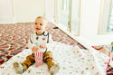 Little Unicorn + The Boss Baby | Cotton Muslin Quilt ~ Toy Box Bedding Little Unicorn   