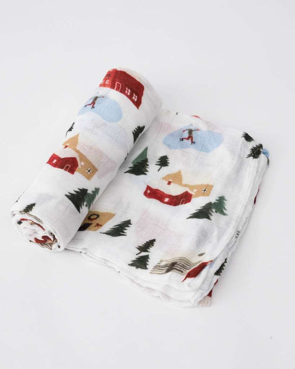 Little Unicorn | Deluxe Muslin Swaddle Single - SWEATER SOIREE Bedding Little Unicorn   