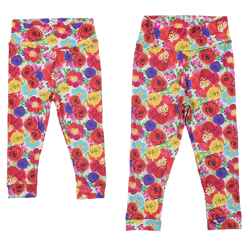 Bumblito x Smart Bottoms MMB Exclusive - ARBAON A Rose By Any Other Name Diapers Smart Bottoms Medium Leggings  