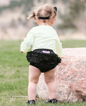 Ruffle Butts | Woven RuffleButt ~ Black Clothing RuffleButts   