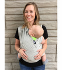 XOXO Buckle Wrap Baby Carrier | Repreve Collection ~ Grayscale BabyCarriers XOXO Baby Carrier   