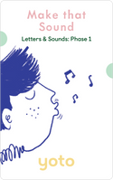 Yoto Card Packs ~ Phonics - Letters & Sounds: Phase 1 Toys Yoto   