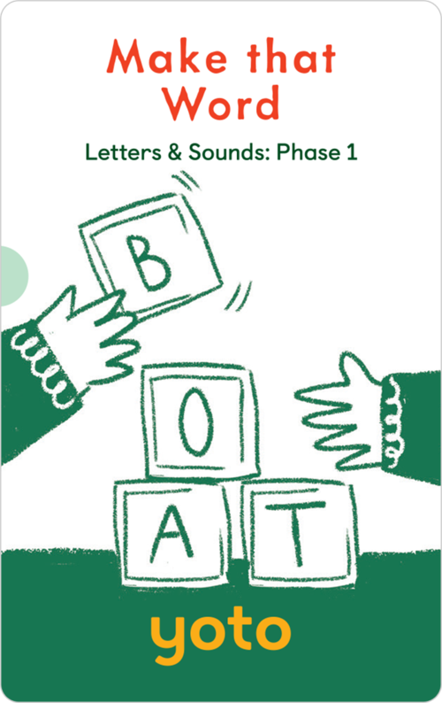 Yoto Card Packs ~ Phonics - Letters & Sounds: Phase 1 Toys Yoto   