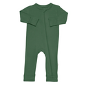 Kyte Baby - Zippered Long Sleeve Romper In Hunter Clothing Kyte Baby Clothing   